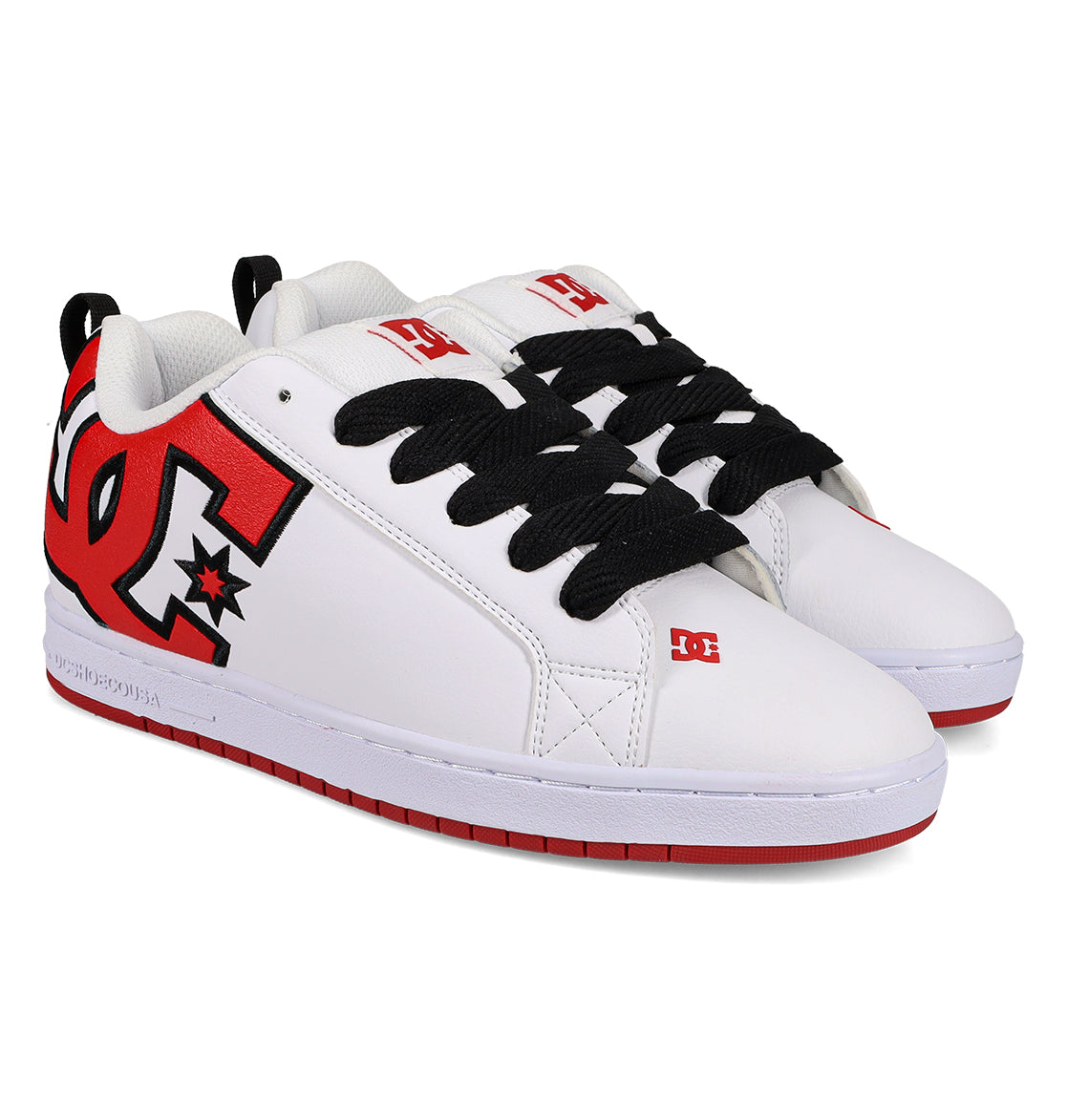 Court Graffik Shoes - White/Red White/Red | DC Shoes