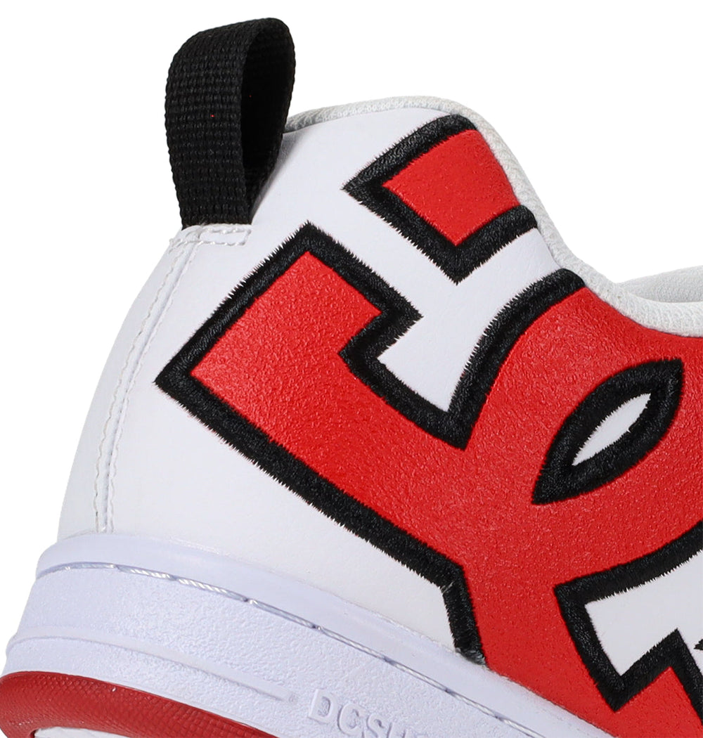 Court Graffik Shoes - White/Red White/Red | DC Shoes