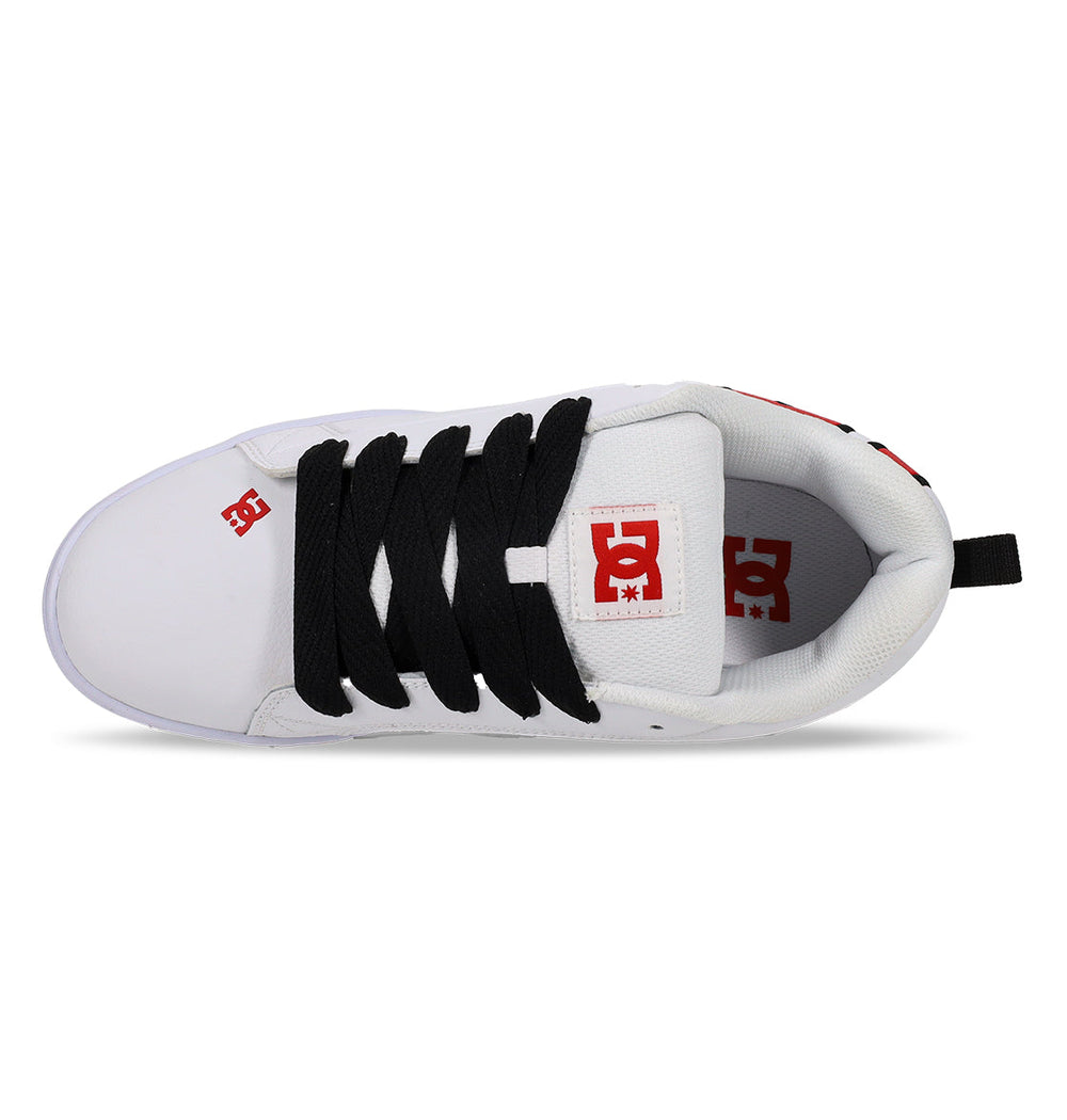Court Graffik Shoes - White/Red White/Red | DC Shoes