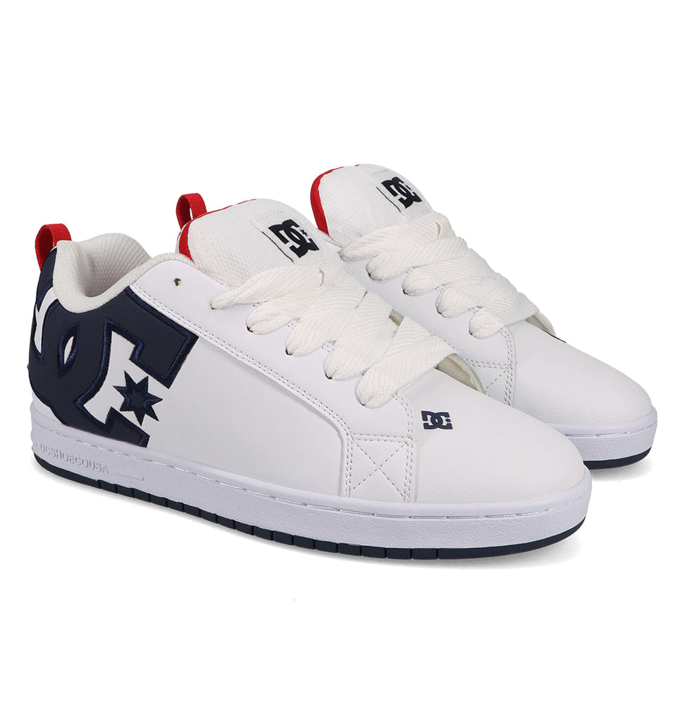 Court Graffik Shoes - White/Navy/Red White/Navy/Red | DC Shoes