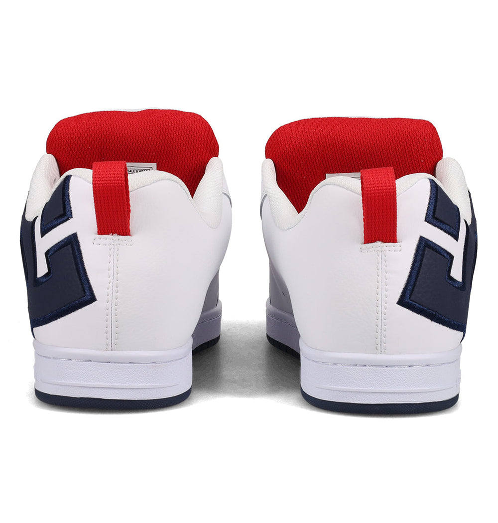 Court Graffik Shoes - White/Navy/Red White/Navy/Red | DC Shoes