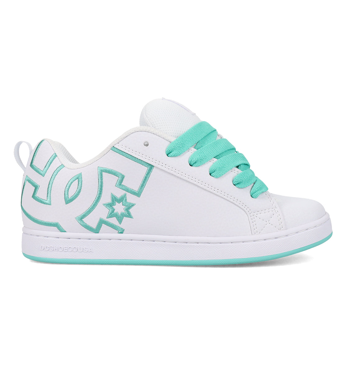 Court Graffik Shoes - White/Aqua White/Aqua | DC Shoes