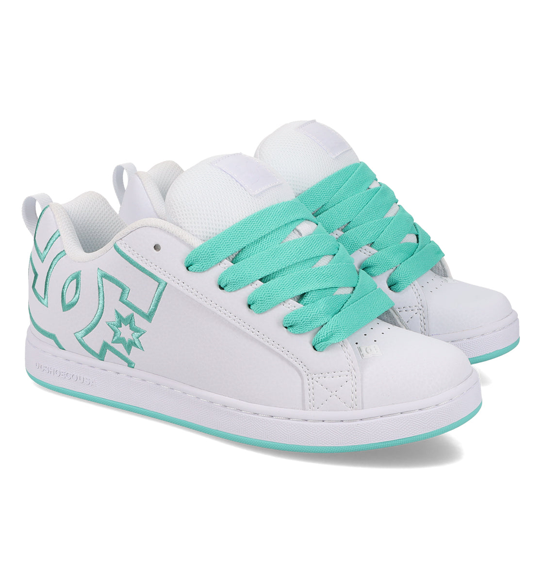 Court Graffik Shoes - White/Aqua White/Aqua | DC Shoes