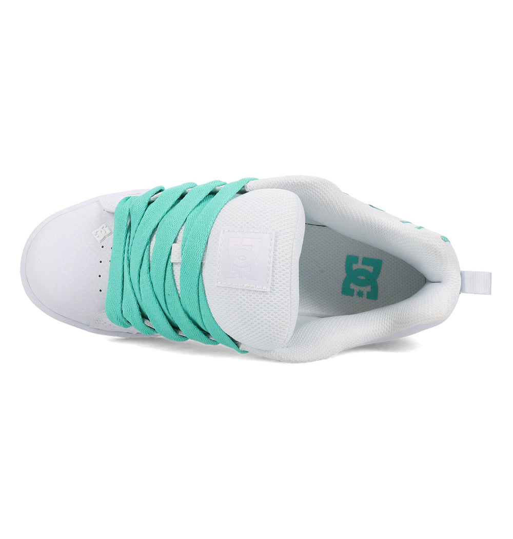 Court Graffik Shoes - White/Aqua White/Aqua | DC Shoes