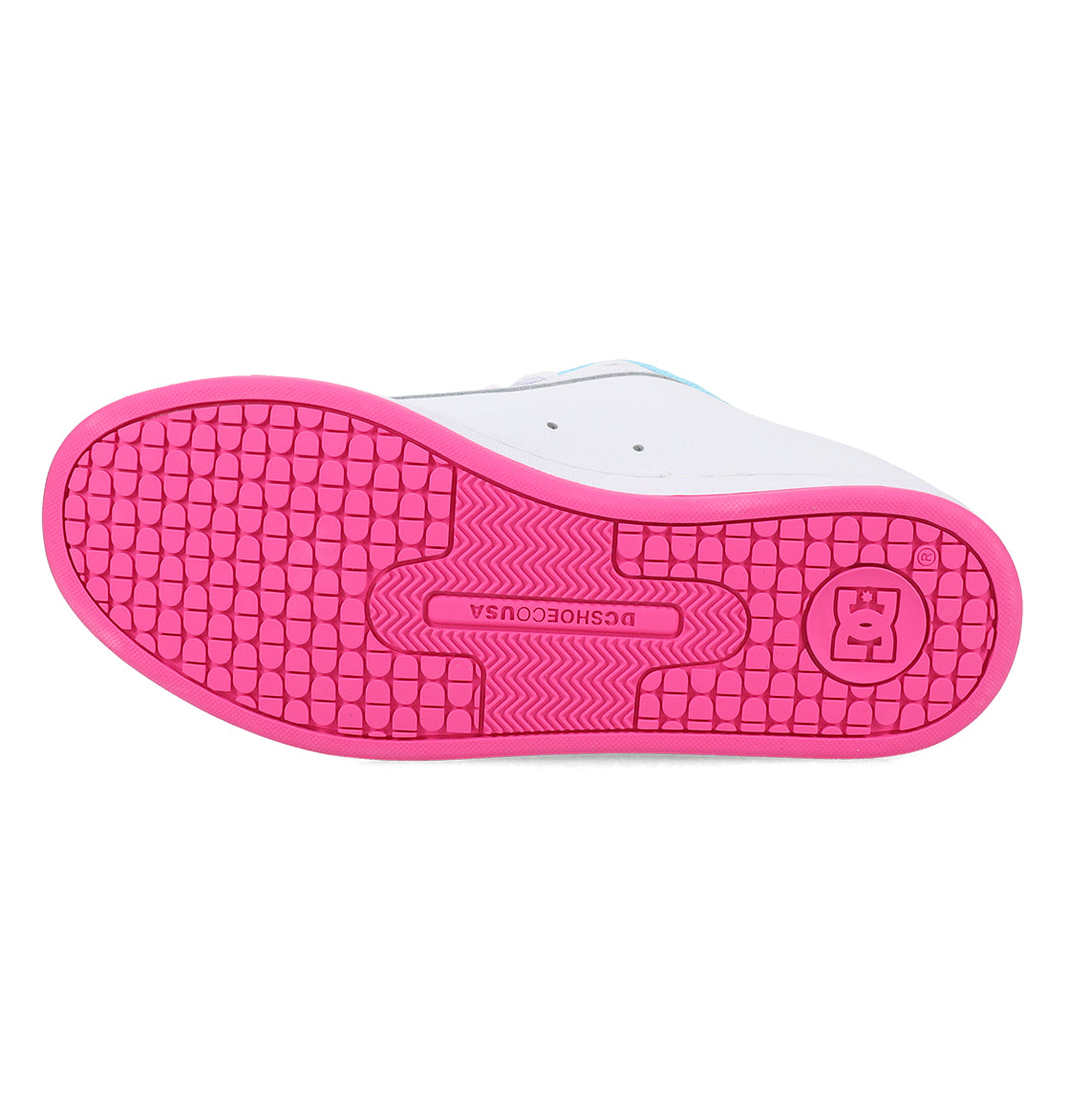 Court Graffik Shoes - Wh/Htpnk/Tur White/Hotpk/Turquoise | DC Shoes