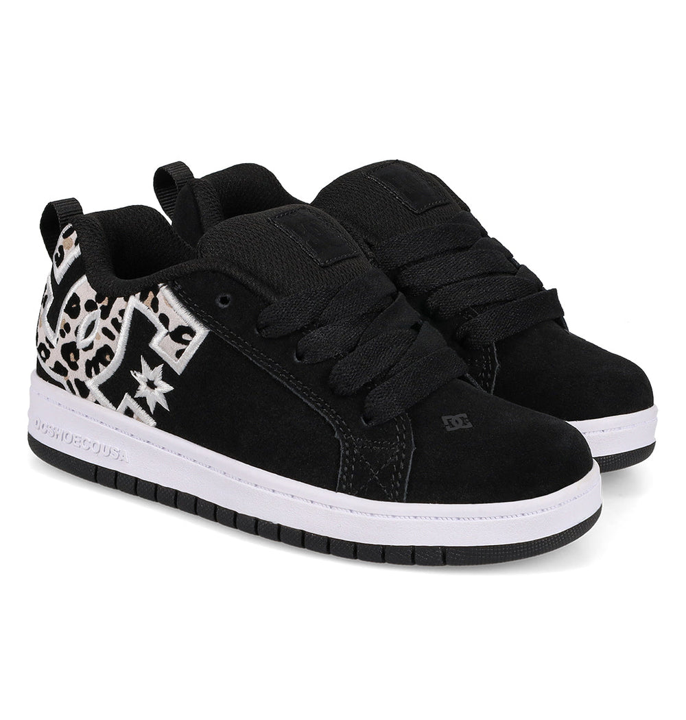 Court Graffik Shoes - Black/Leopard Black/Leopard | DC Shoes