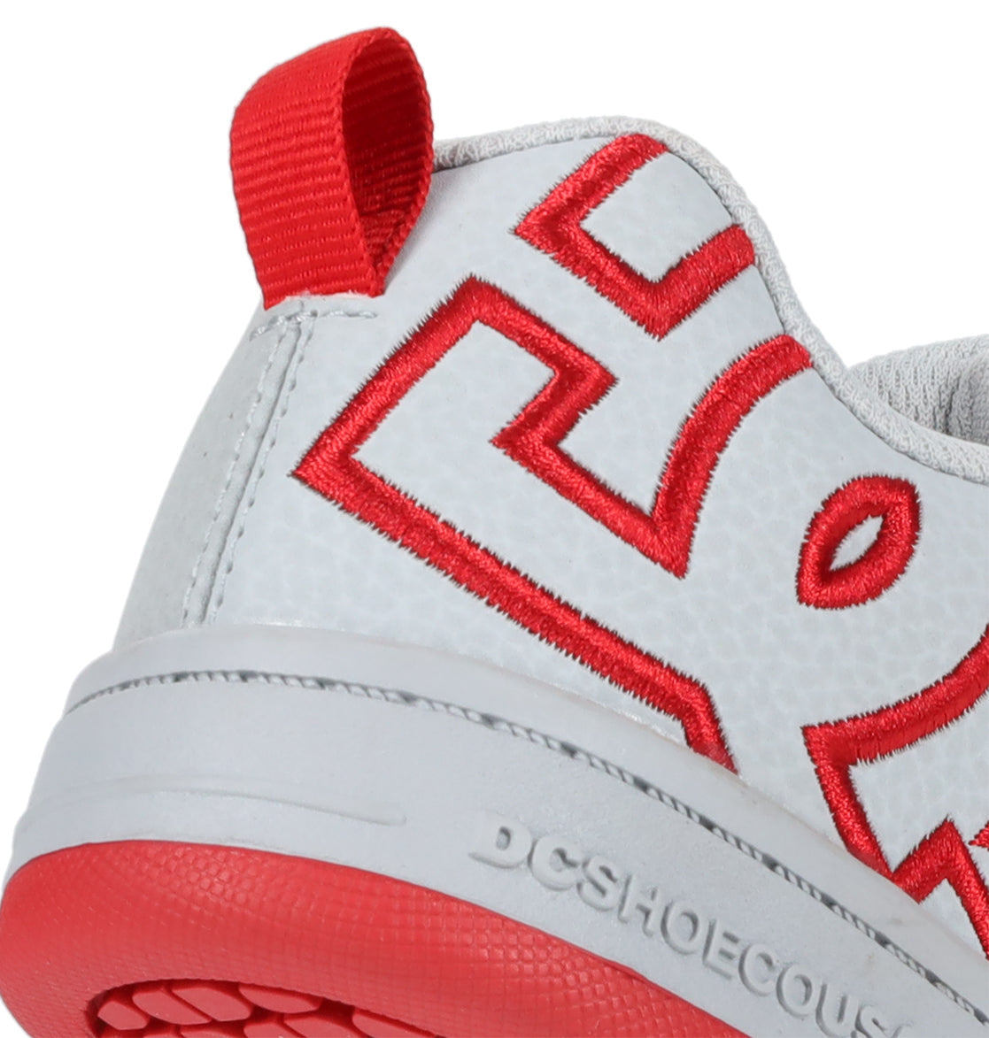 Court Graffik Shoes - Grey/Red Gray/Red | DC Shoes