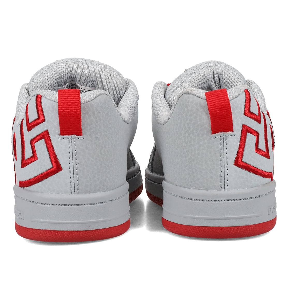 Court Graffik Shoes - Grey/Red Gray/Red | DC Shoes