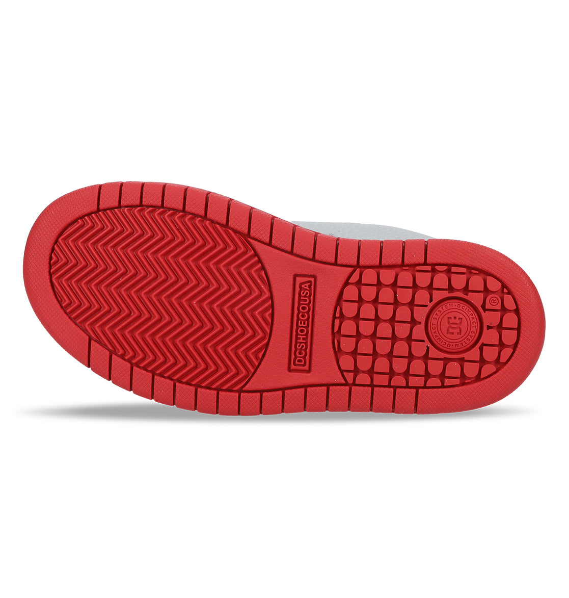 Court Graffik Shoes - Grey/Red Gray/Red | DC Shoes