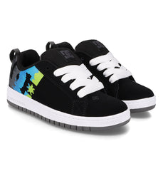 Court Graffik Shoes - Black/Multi Black W/Multi Color | DC Shoes