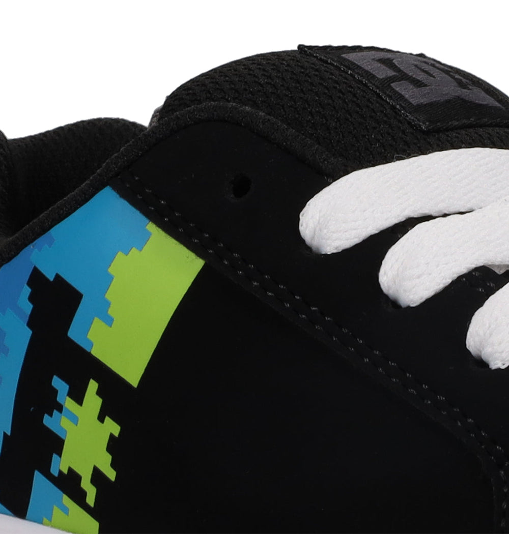 Court Graffik Shoes - Black/Multi Black W/Multi Color | DC Shoes