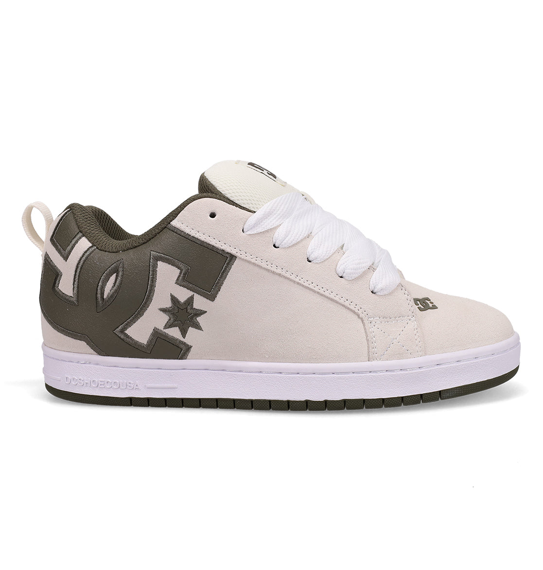 Court Graffik Shoes - Off Wht/Olive Off White/Olive | DC Shoes