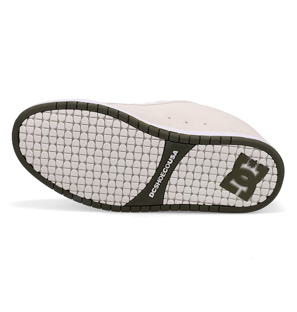 Court Graffik Shoes - Off Wht/Olive Off White/Olive | DC Shoes