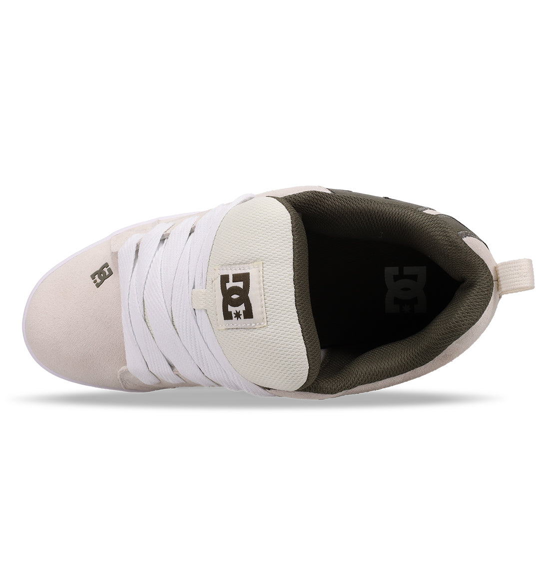 Court Graffik Shoes - Off Wht/Olive Off White/Olive | DC Shoes