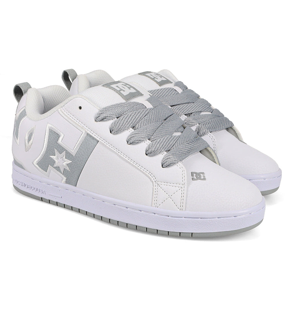 Court Graffik Shoes - White/Grey White/Grey | DC Shoes