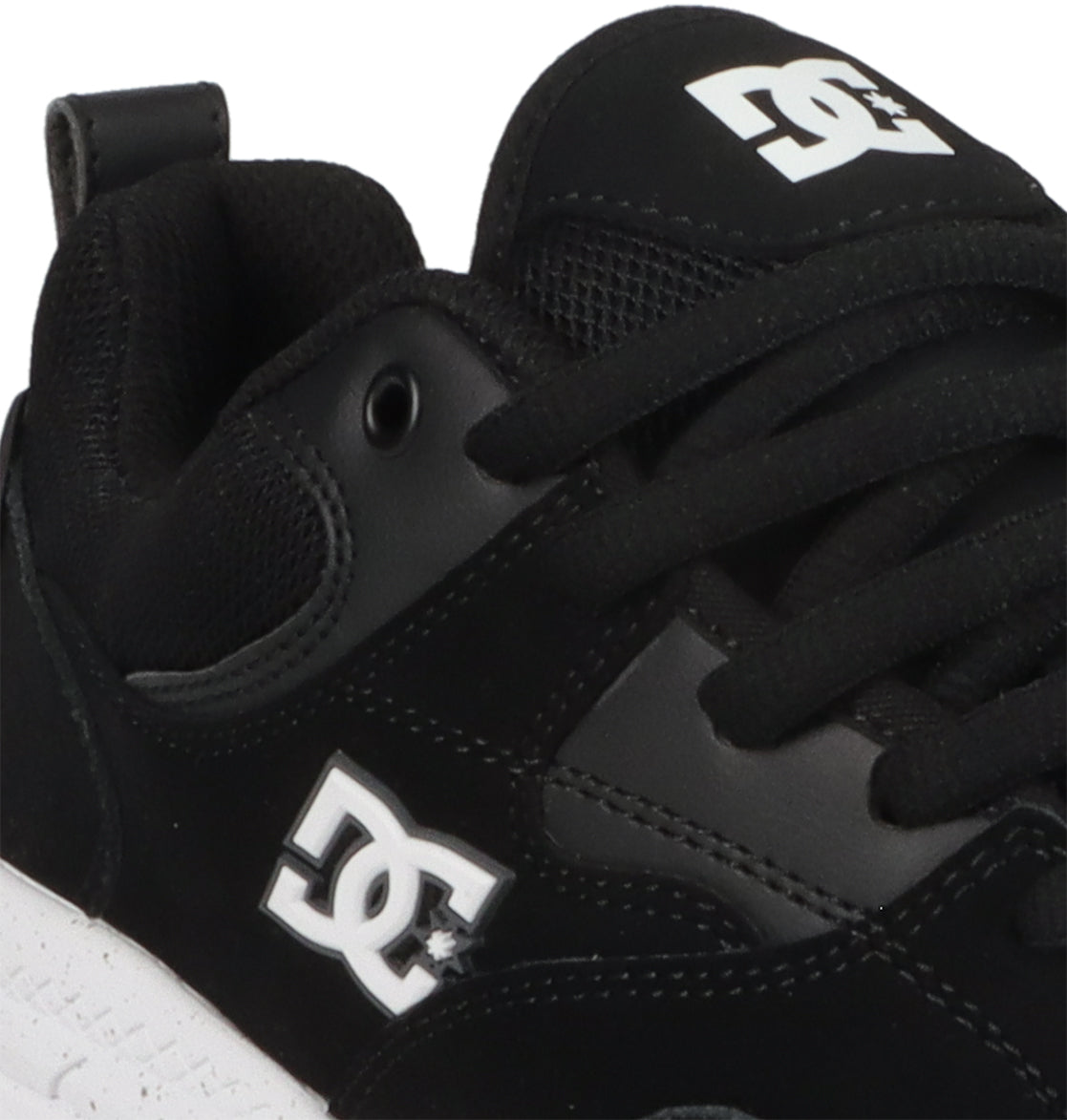 Ascend Skate Shoes - Black/Black/White Black/White | DC Shoes