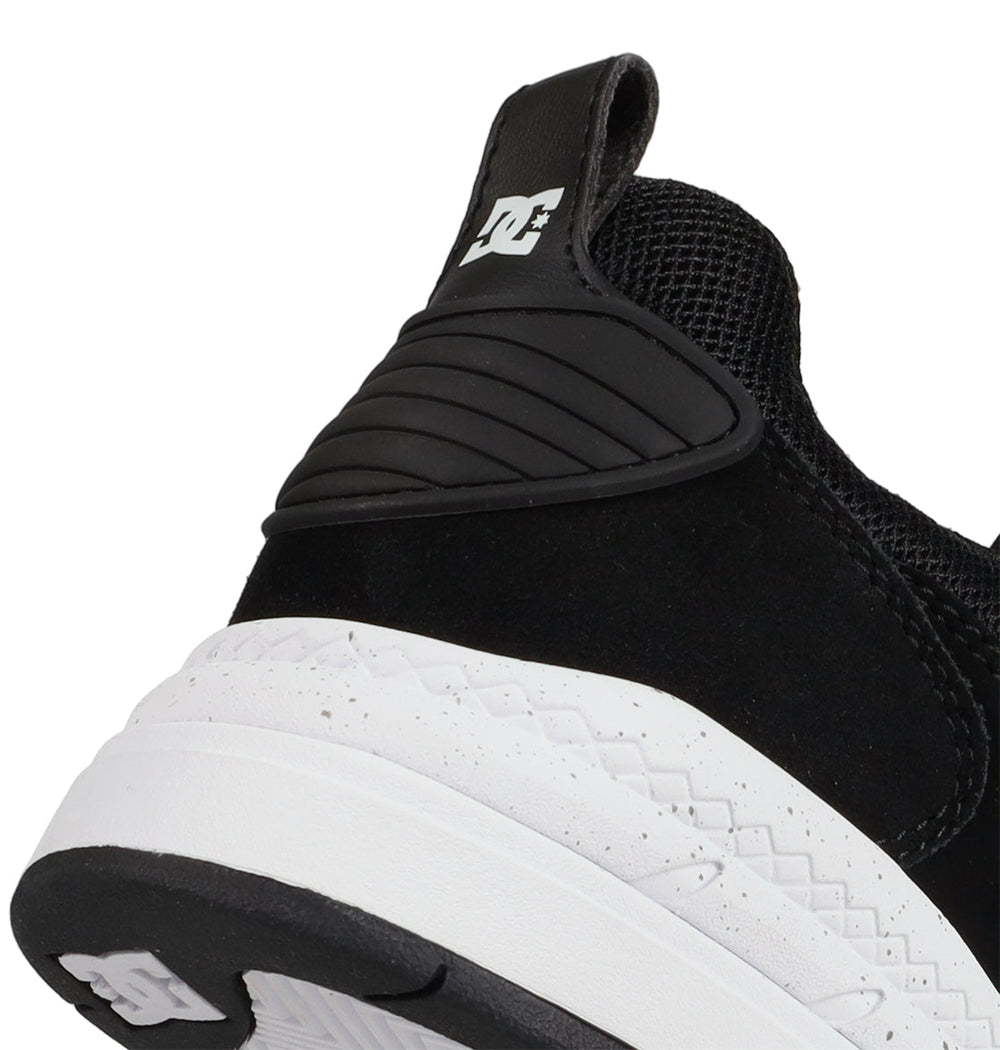 Ascend Skate Shoes - Black/Black/White Black/White | DC Shoes
