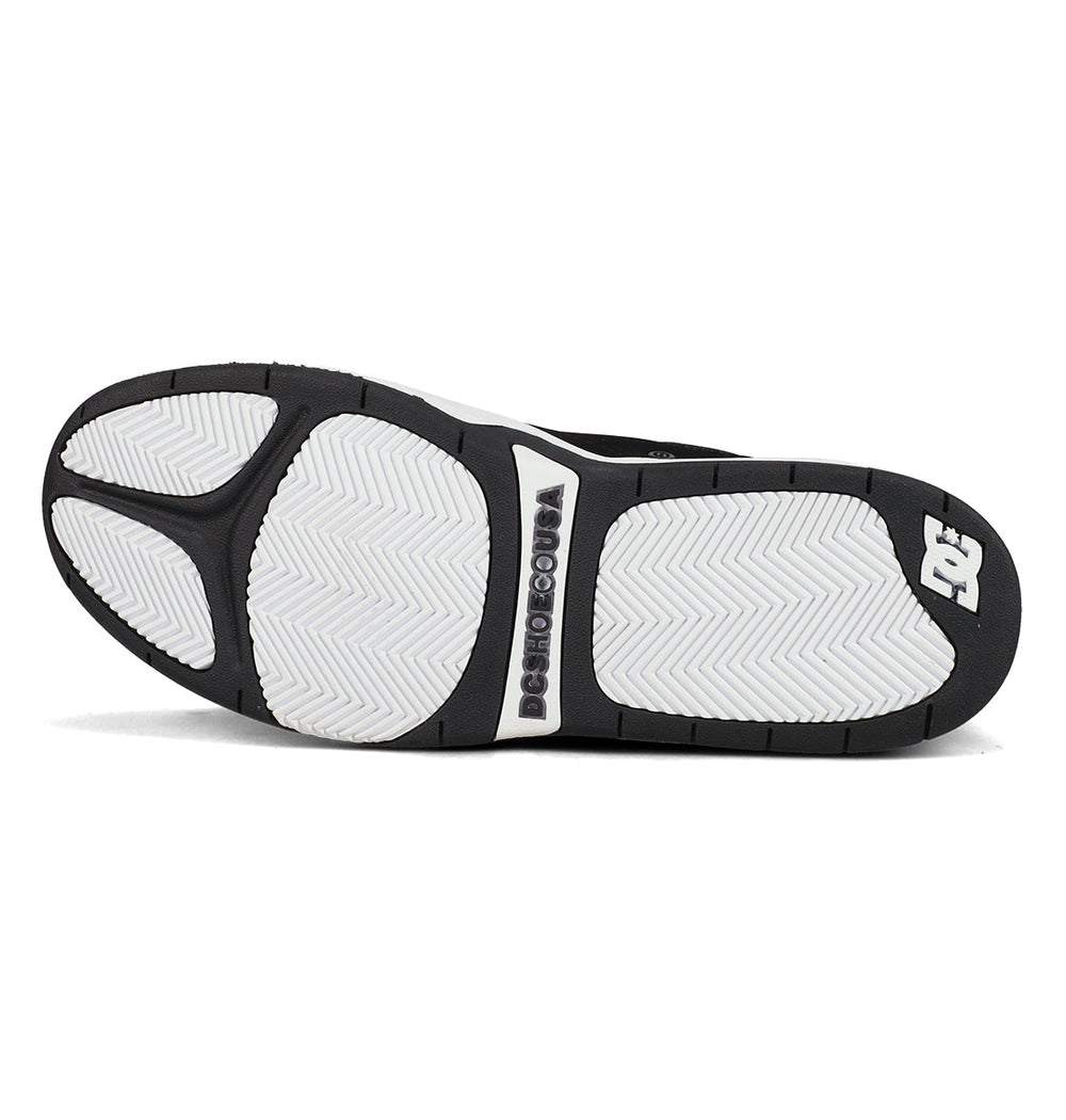 Ascend Skate Shoes - Black/Black/White Black/White | DC Shoes