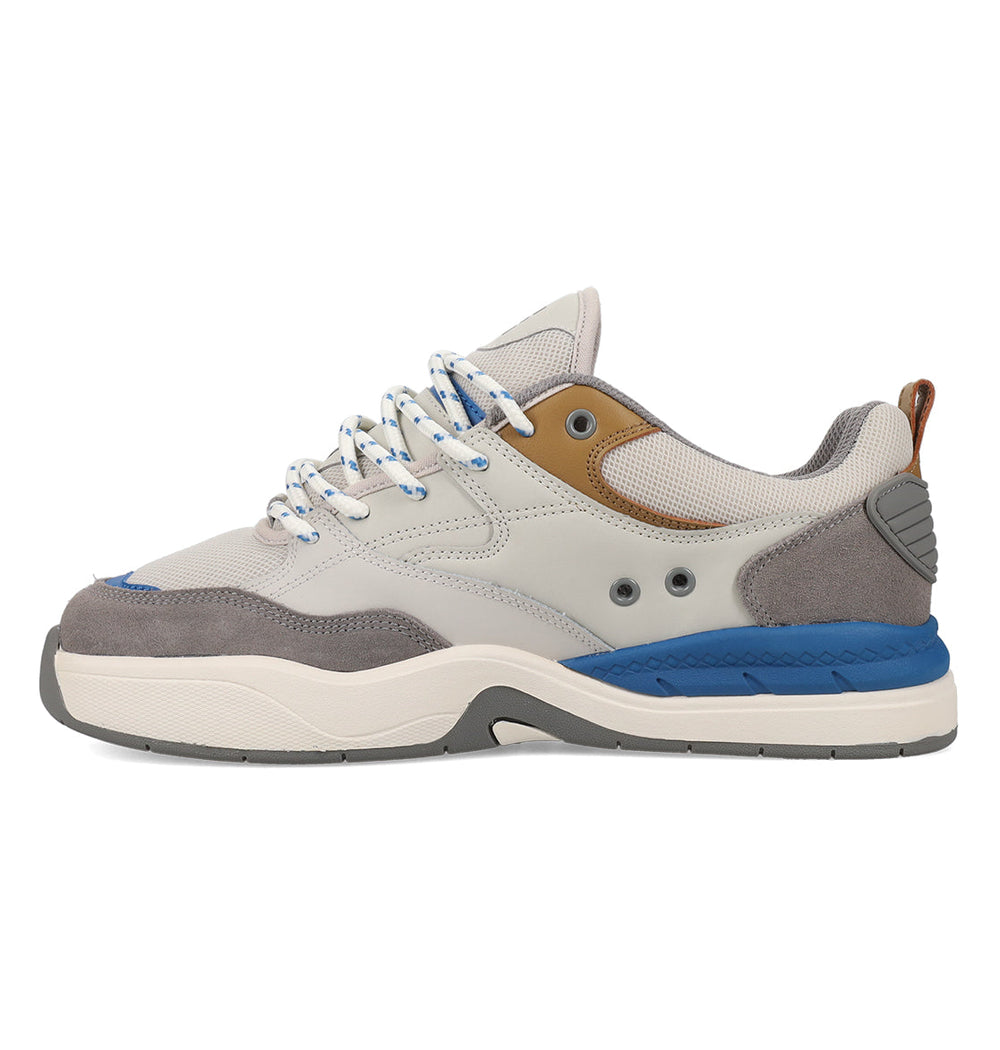 Ascend Skate Shoes - Grey/Tan/Blue Grey/Tan/Blue | DC Shoes