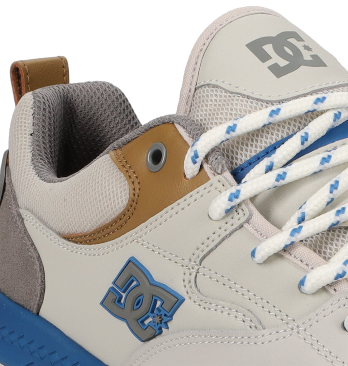 Ascend Skate Shoes - Grey/Tan/Blue Grey/Tan/Blue | DC Shoes