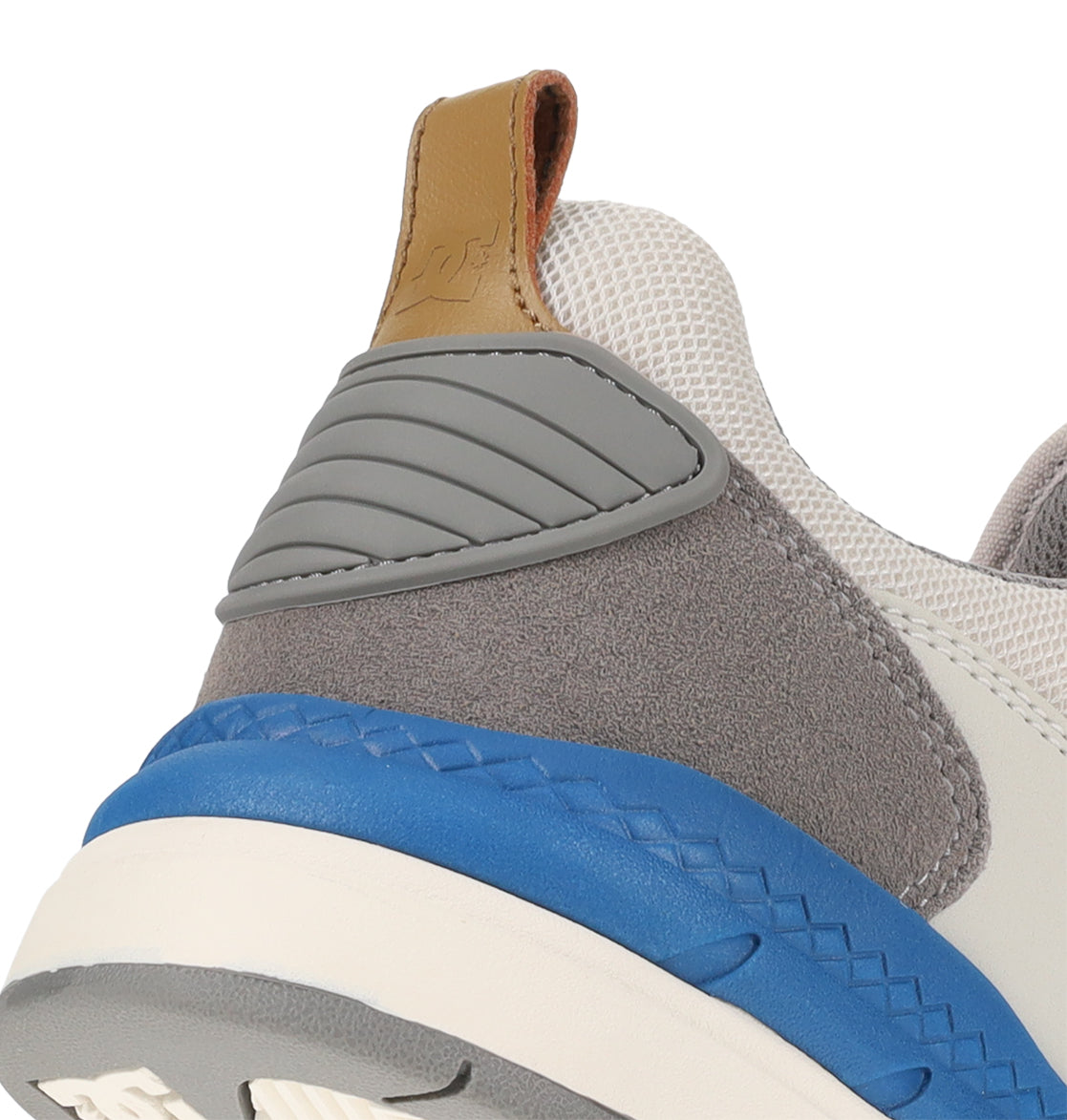 Ascend Skate Shoes - Grey/Tan/Blue Grey/Tan/Blue | DC Shoes
