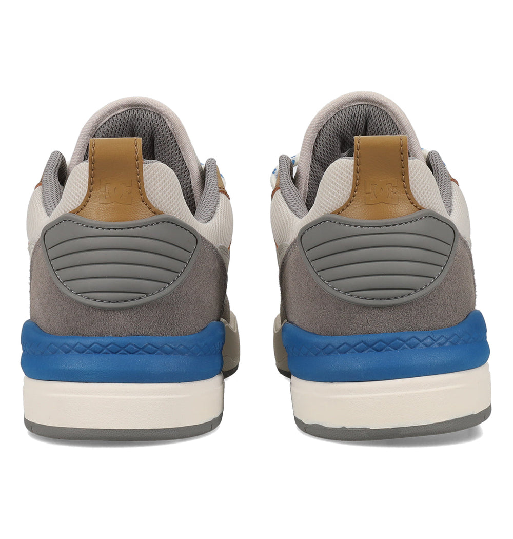 Ascend Skate Shoes - Grey/Tan/Blue Grey/Tan/Blue | DC Shoes