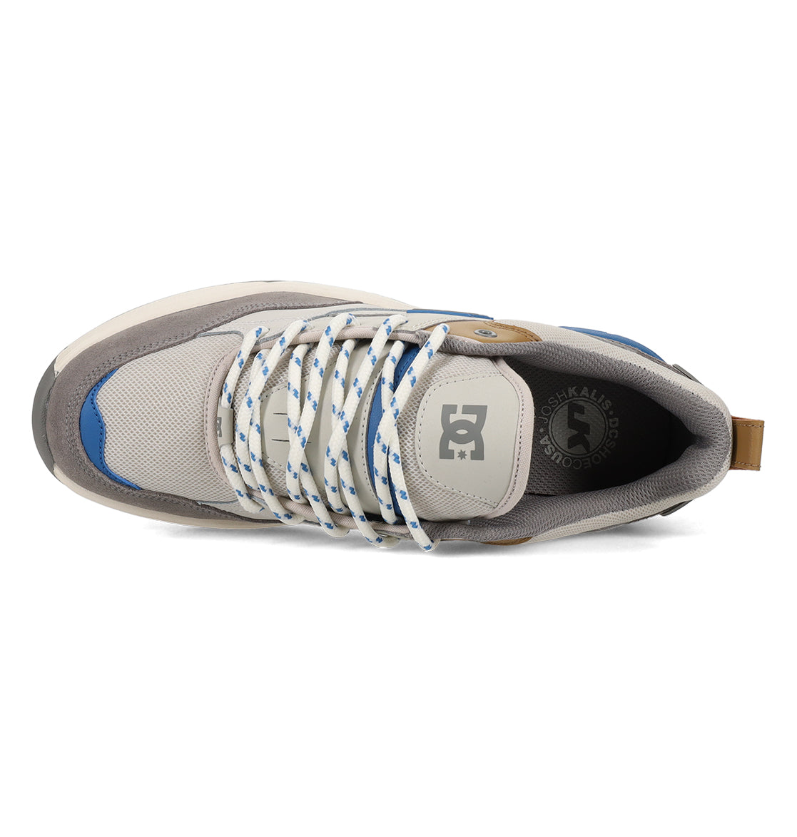 Ascend Skate Shoes - Grey/Tan/Blue Grey/Tan/Blue | DC Shoes