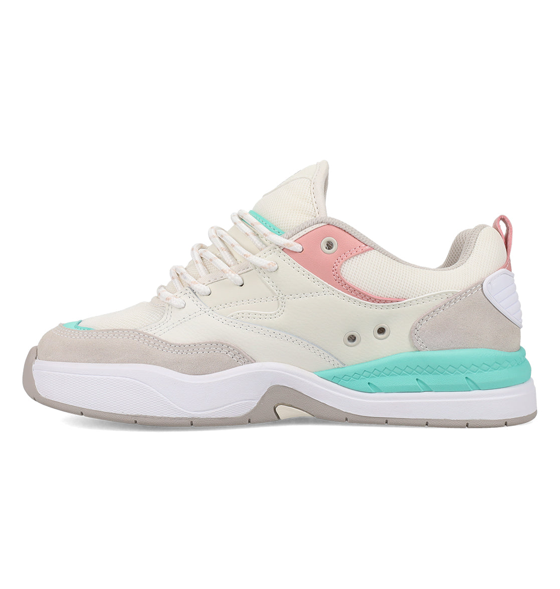 Ascend Skate Shoes - Offwh/Lpk/Tur Off White/Lpnk/Tur | DC Shoes