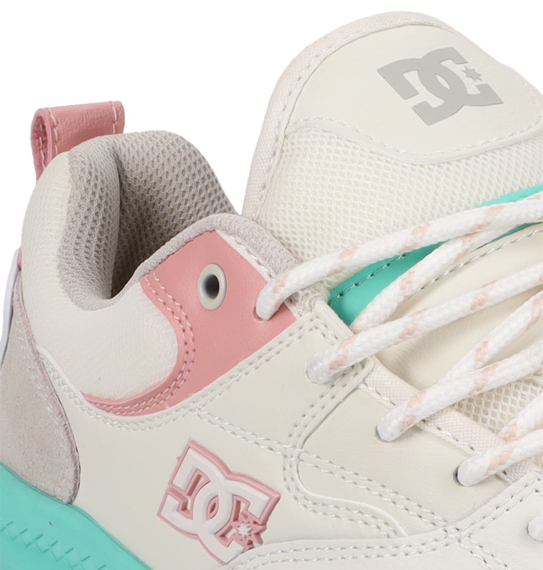 Ascend Skate Shoes - Offwh/Lpk/Tur Off White/Lpnk/Tur | DC Shoes