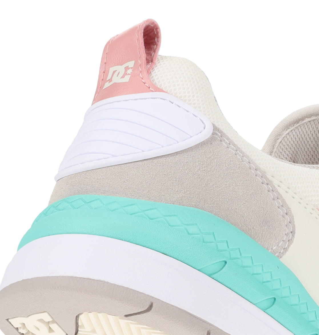 Ascend Skate Shoes - Offwh/Lpk/Tur Off White/Lpnk/Tur | DC Shoes