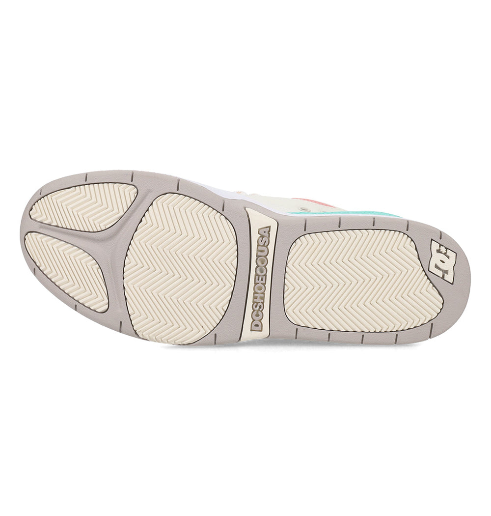 Ascend Skate Shoes - Offwh/Lpk/Tur Off White/Lpnk/Tur | DC Shoes