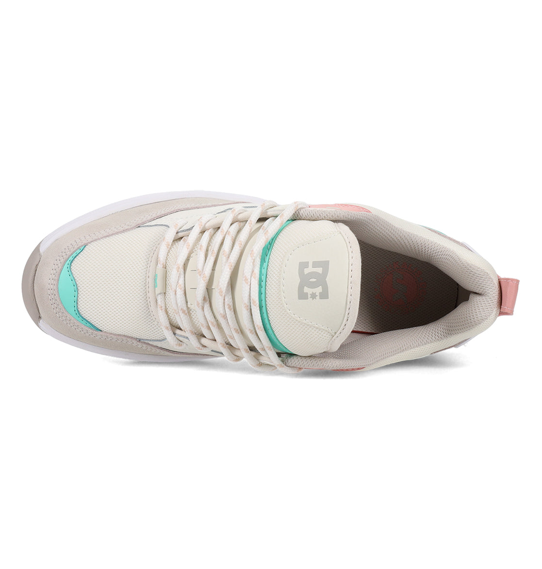 Ascend Skate Shoes - Offwh/Lpk/Tur Off White/Lpnk/Tur | DC Shoes
