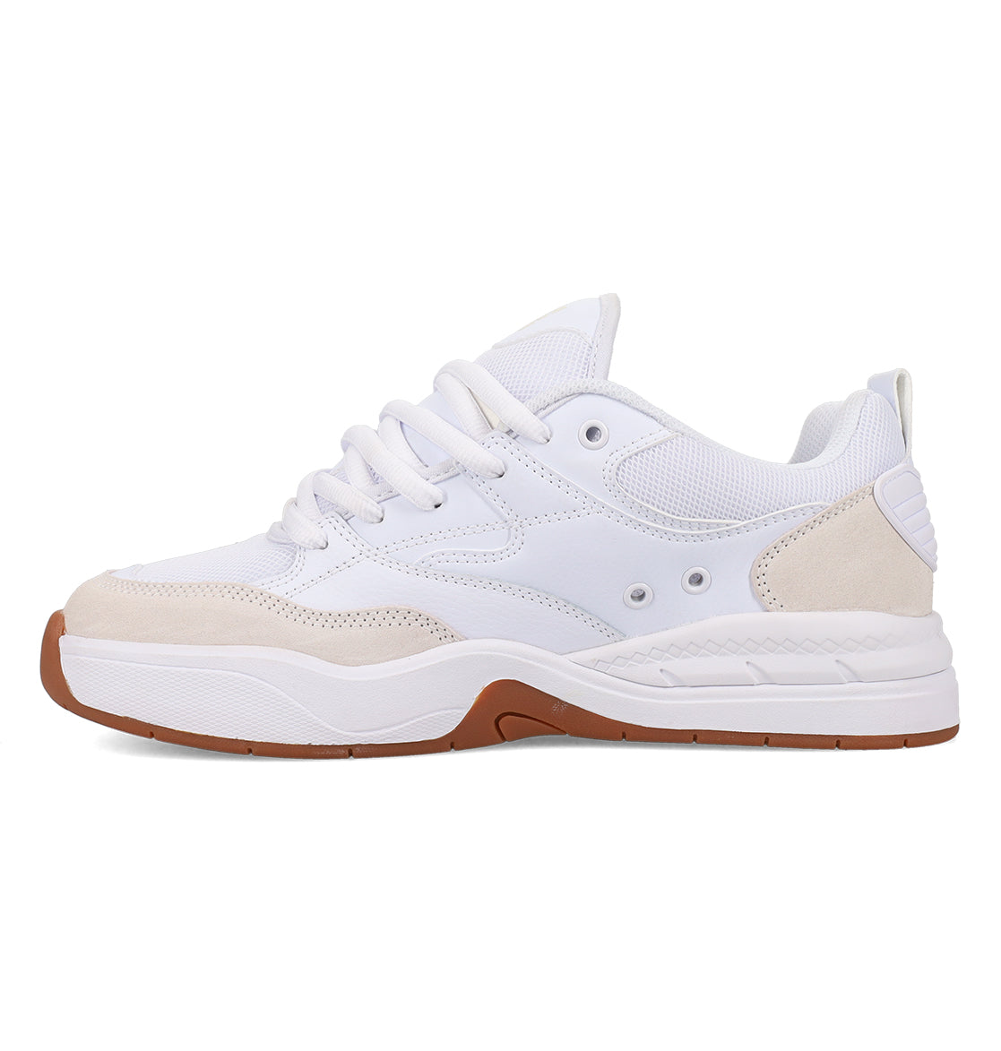 Ascend Skate Shoes - White/White/Gum White/Gum | DC Shoes