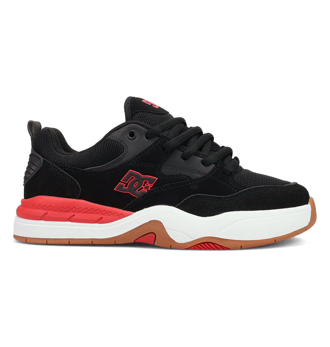 Ascend S Skate Shoes - Black/Black/Red Black/Red | DC Shoes
