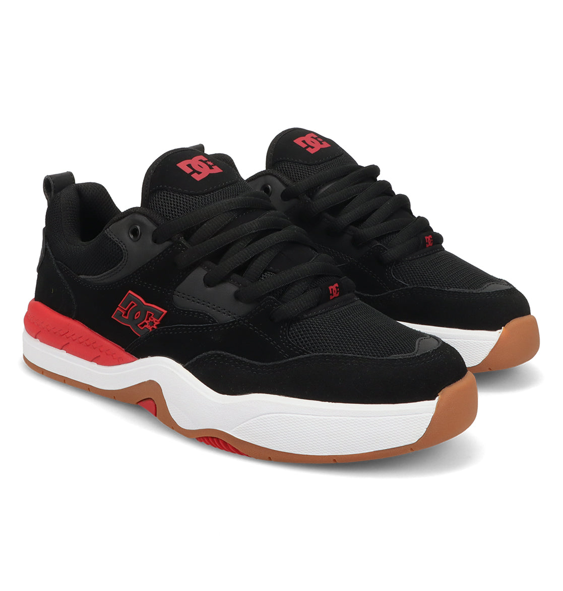 Ascend S Skate Shoes - Black/Black/Red Black/Red | DC Shoes