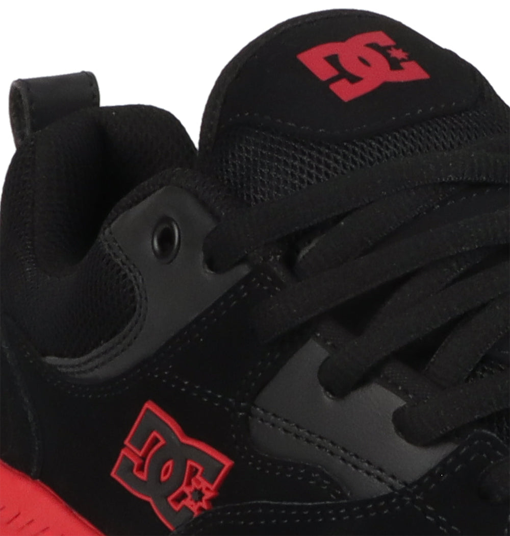 Ascend S Skate Shoes - Black/Black/Red Black/Red | DC Shoes