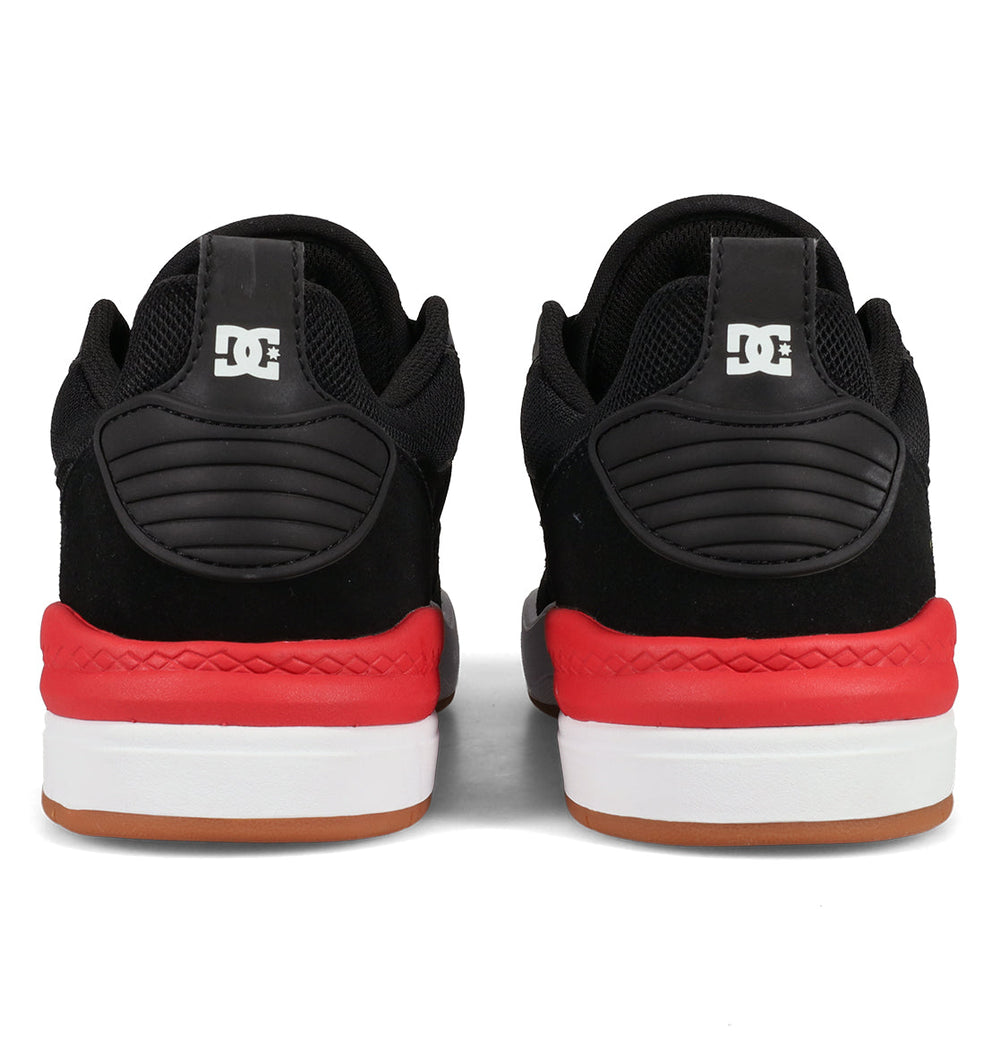 Ascend S Skate Shoes - Black/Black/Red Black/Red | DC Shoes
