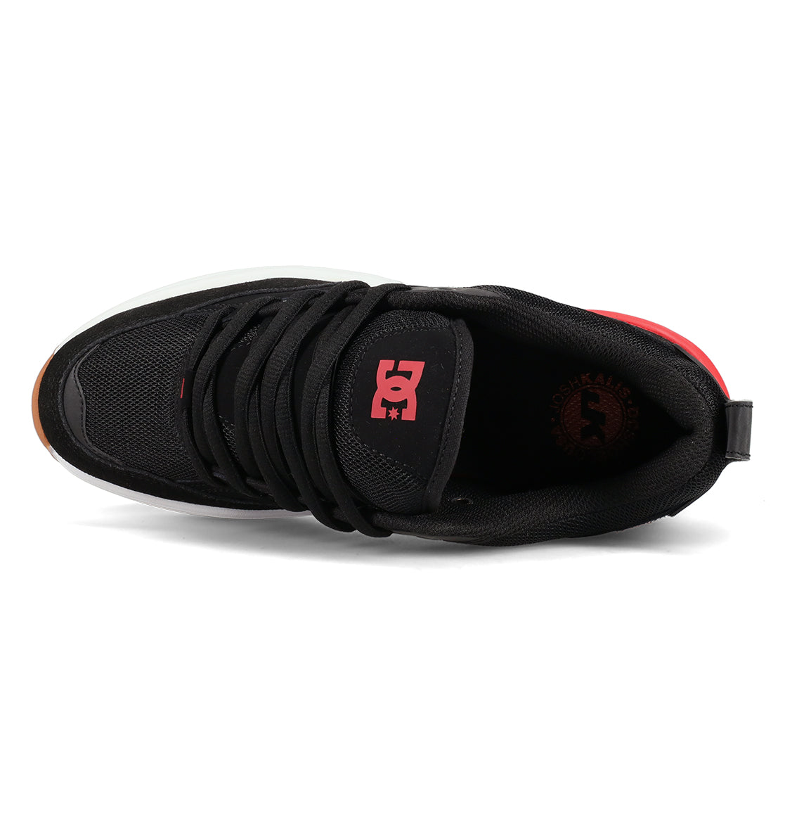 Ascend S Skate Shoes - Black/Black/Red Black/Red | DC Shoes