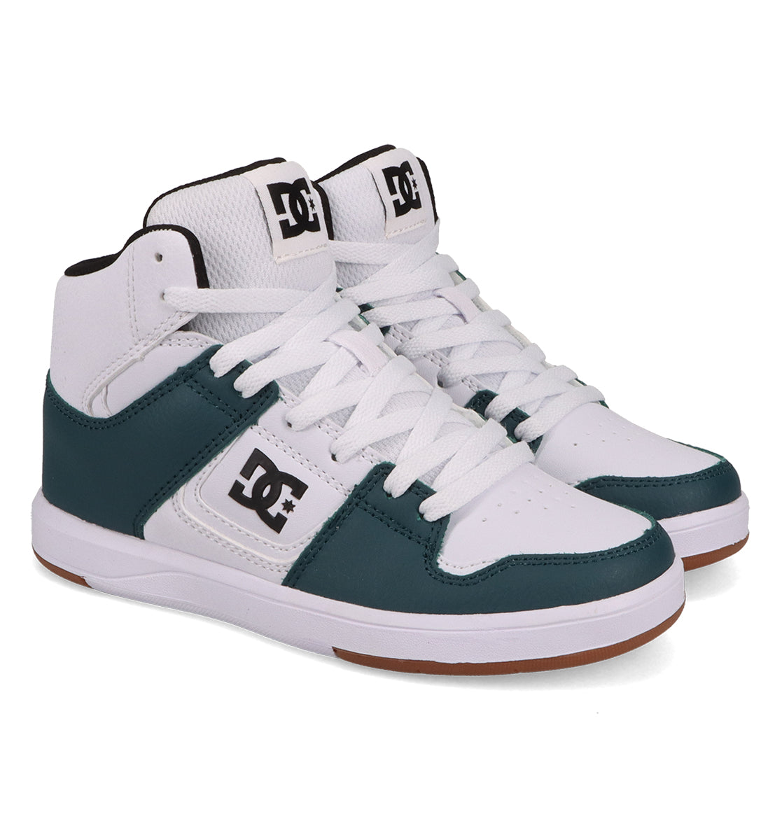 DC Cure High-Top Shoes - Wht/Teal/Gum White/Teal/Gum | DC Shoes