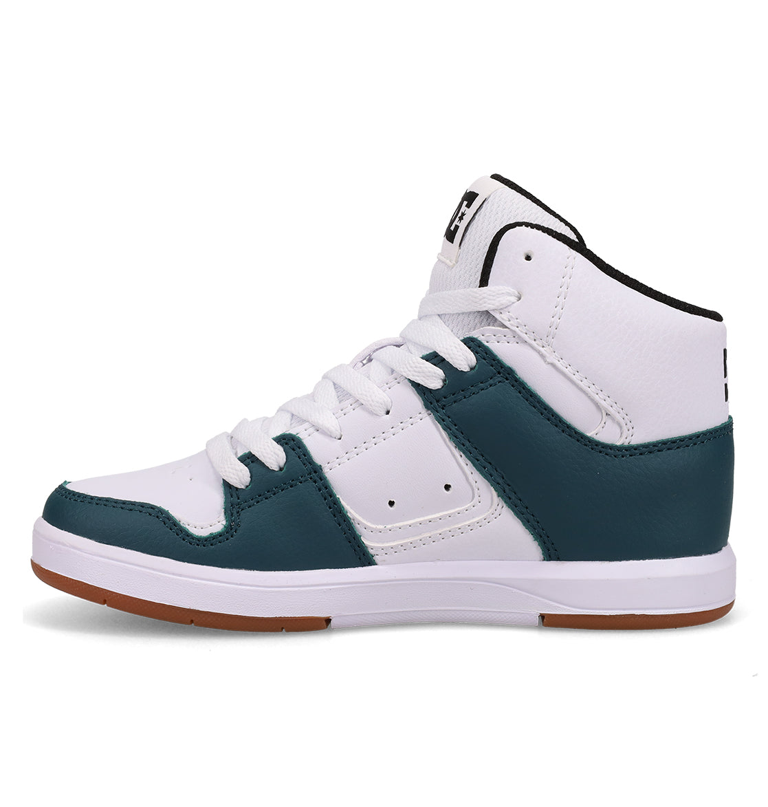 DC Cure High-Top Shoes - Wht/Teal/Gum White/Teal/Gum | DC Shoes