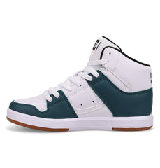 DC Cure High-Top Shoes - Wht/Teal/Gum White/Teal/Gum | DC Shoes