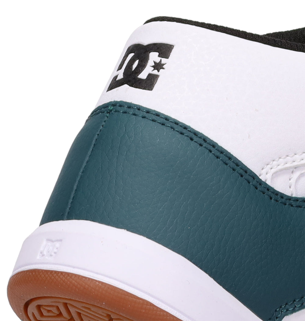DC Cure High-Top Shoes - Wht/Teal/Gum White/Teal/Gum | DC Shoes