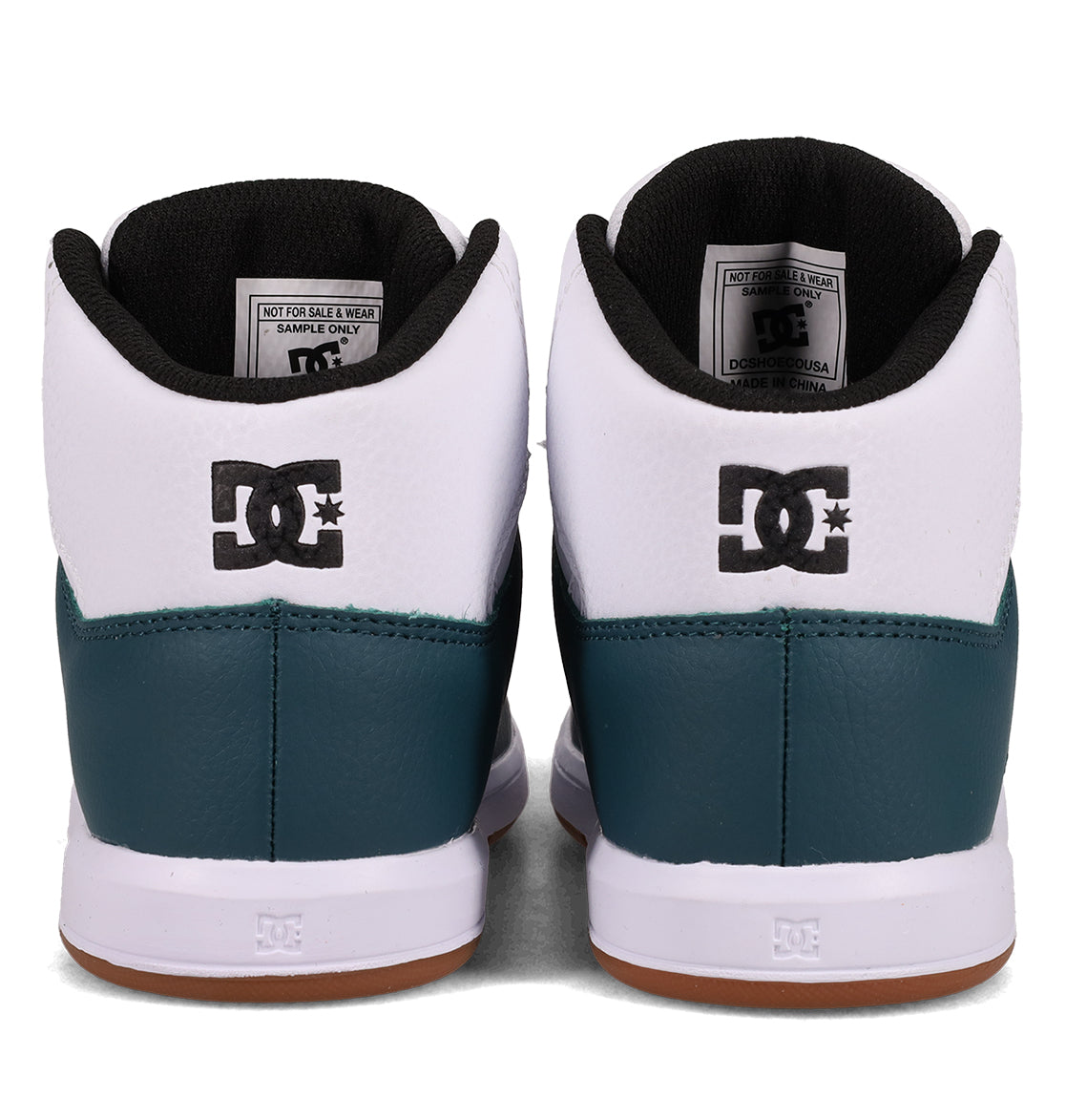 DC Cure High-Top Shoes - Wht/Teal/Gum White/Teal/Gum | DC Shoes