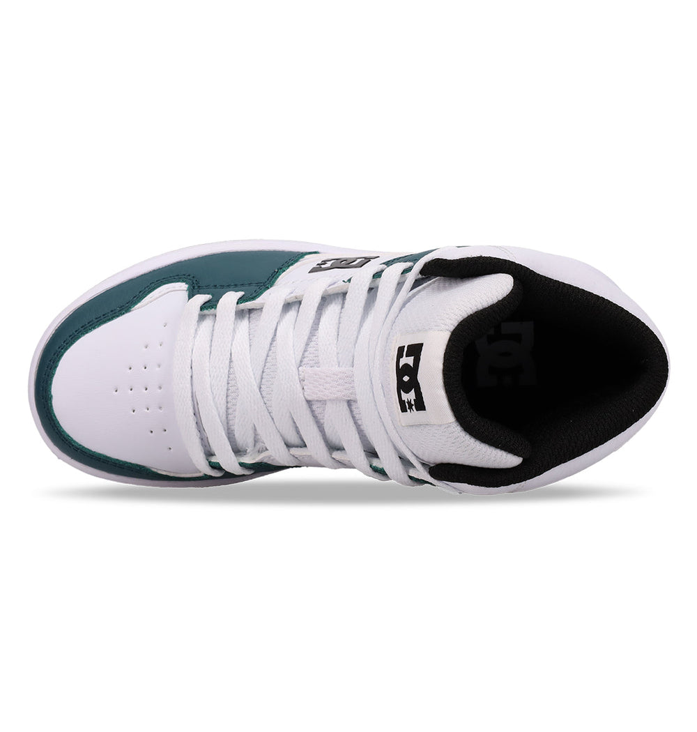 DC Cure High-Top Shoes - Wht/Teal/Gum White/Teal/Gum | DC Shoes