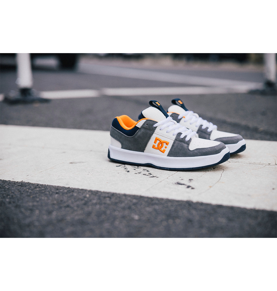 Lynx Zero Shoes - Grey/White/Orange | DC Shoes