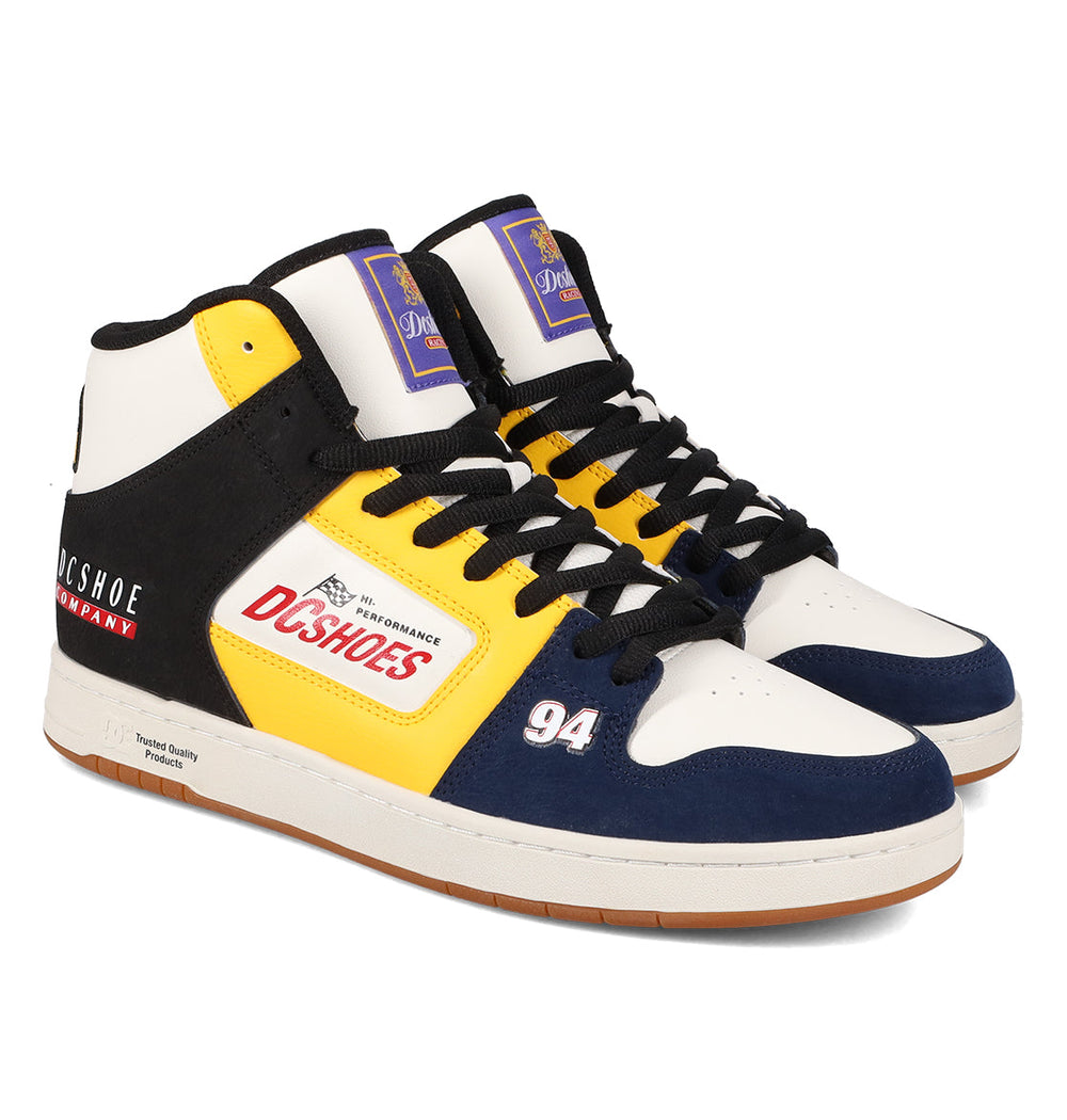 Manteca 4 Hi Shoes - Blk/Ylw/Gum Black/Ylw/Gunmtl | DC Shoes