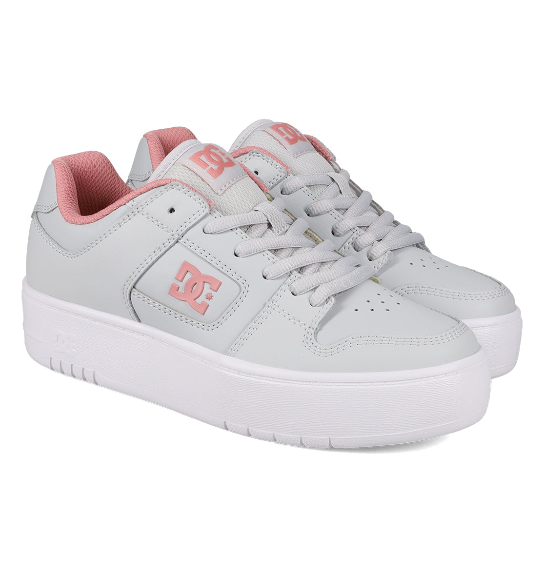 Manteca 4 Platform Shoes - Gry/Gy/Blsh Grey/Blush | DC Shoes