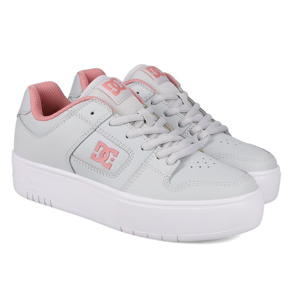 Manteca 4 Platform Shoes - Gry/Gy/Blsh Grey/Blush | DC Shoes