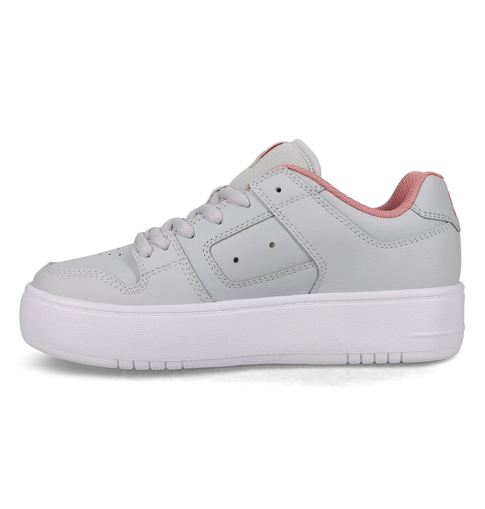 Manteca 4 Platform Shoes - Gry/Gy/Blsh Grey/Blush | DC Shoes