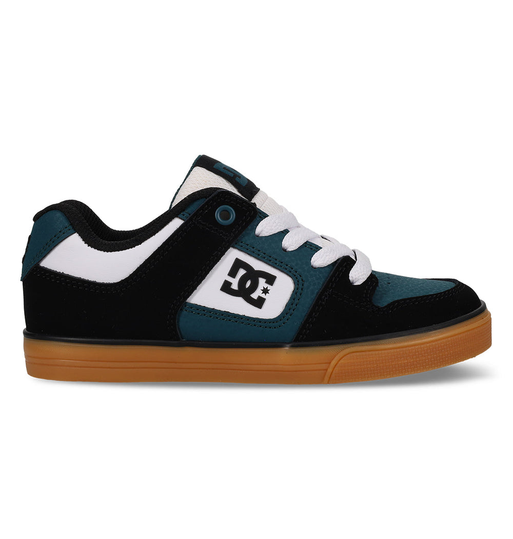 Pure Shoes - Black/White/Dk Green Black/Wht/Dkgrn | DC Shoes